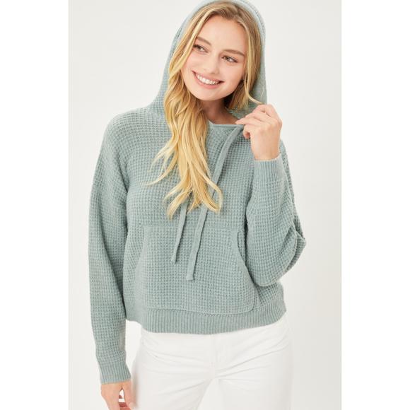 Rachell`s Boutique Sweaters - Drawstring Hoodie Sweater